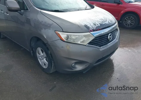 2015 Nissan Quest Sv z USA, uszkodzony, nr VIN JN8AE2KP0F9127884